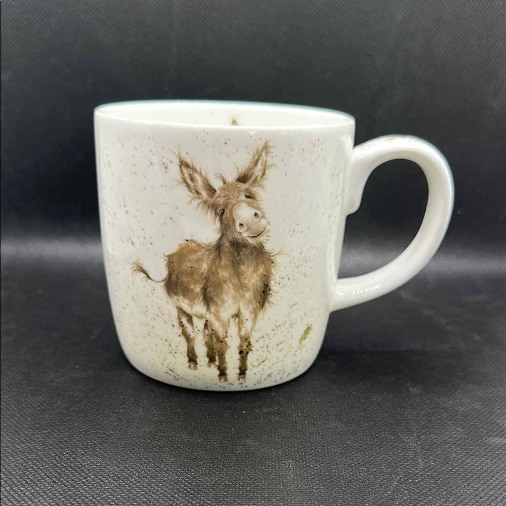 Royal Worcester Gentle Jack Donkey Ceramic Mug by  Hannah Dale 12 oz